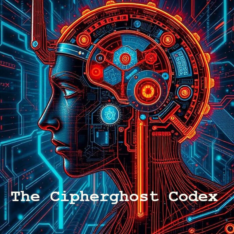 The CipherGhost Codex — key art